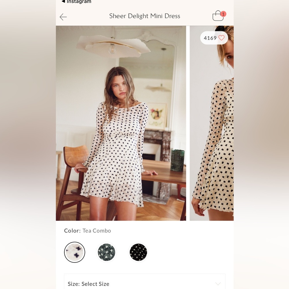 Free People Sheer Delight Mini